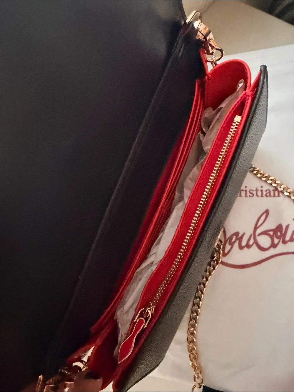 New  Black Studded Clutch Shoulder Bag